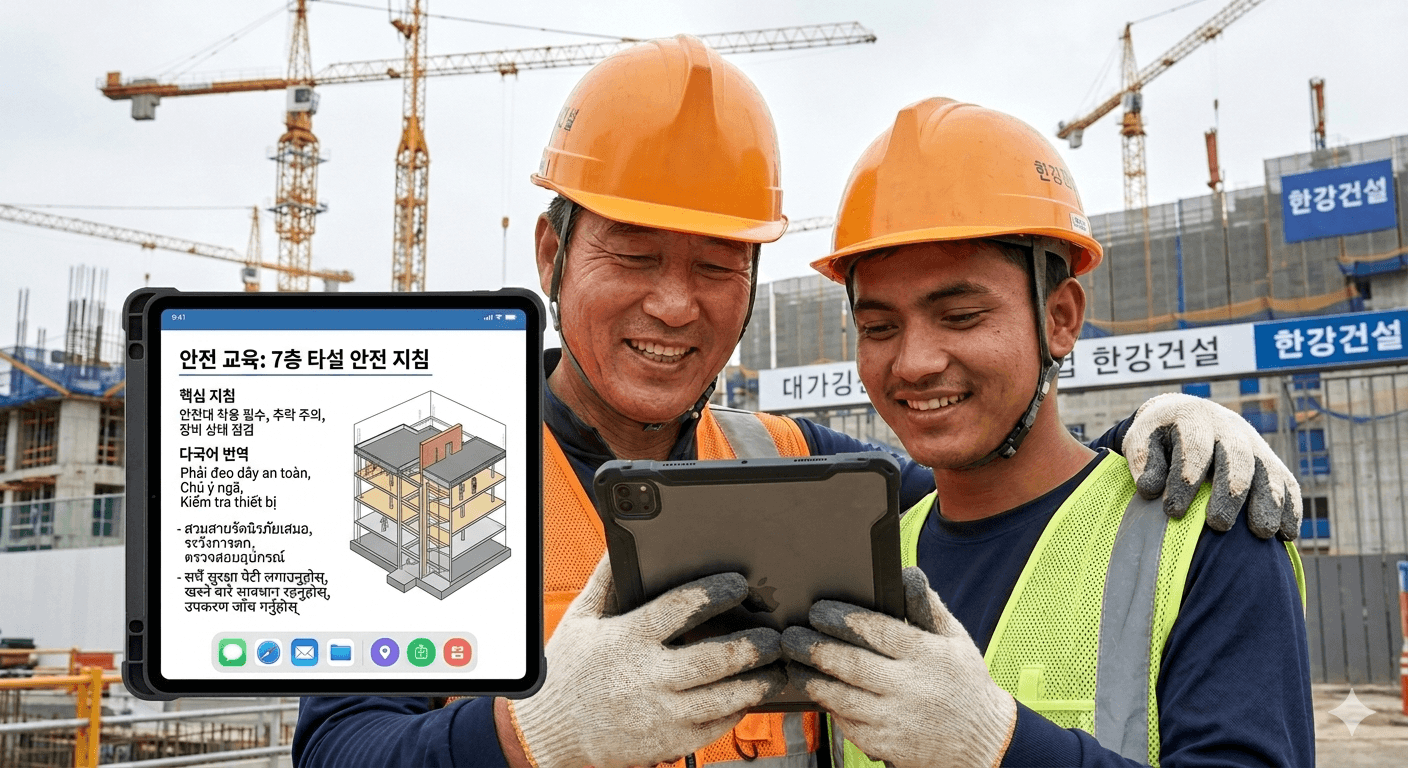 외국인 노동자 AI 번역 시스템